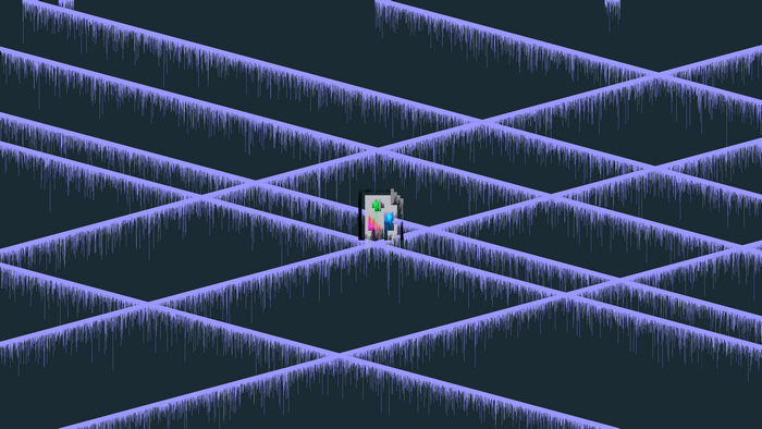 4K Glitch Art Material Style