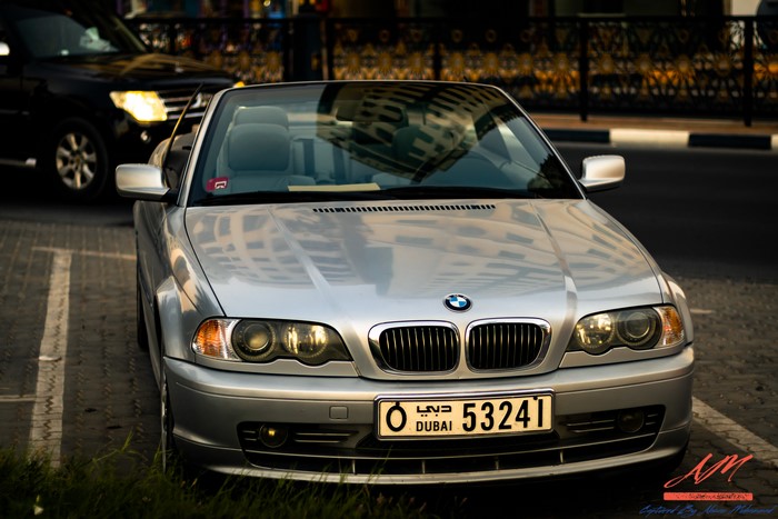4K Silver BMW E46 Convertible