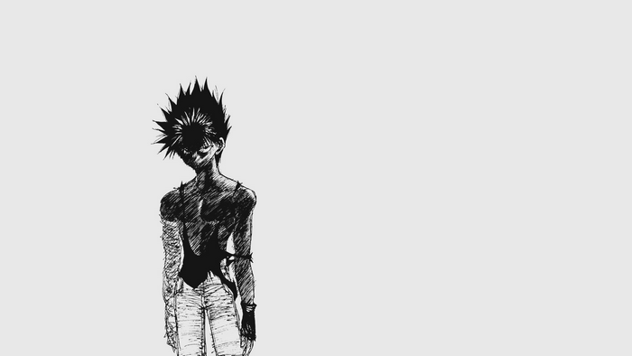 Hiei from Yu Yu Hakusho manga