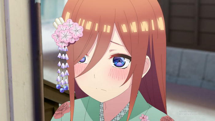 Miku Nakano from The Quintessential Quintuplets in Kimono