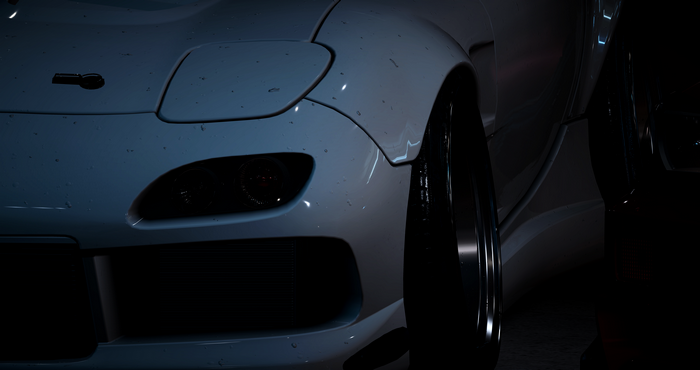 White Mazda RX-7 from Need for Speed 2015