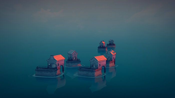 Townscaper video game art screenshot