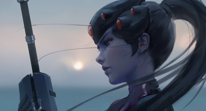 Widowmaker from Overwatch by WLOP