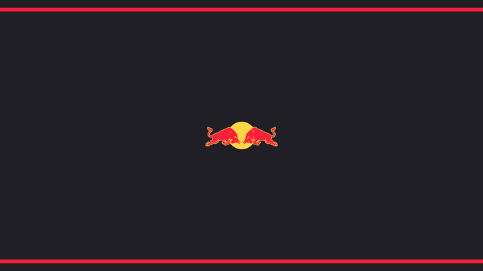 4K Red Bull logo minimalism
