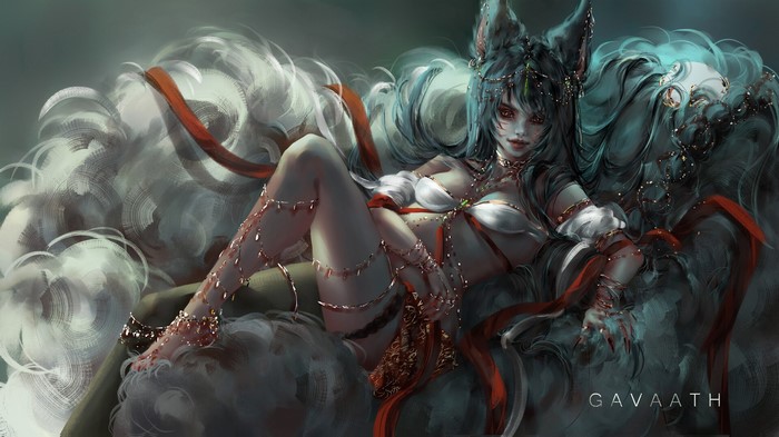 Ahri from League of Legends by Gavaath