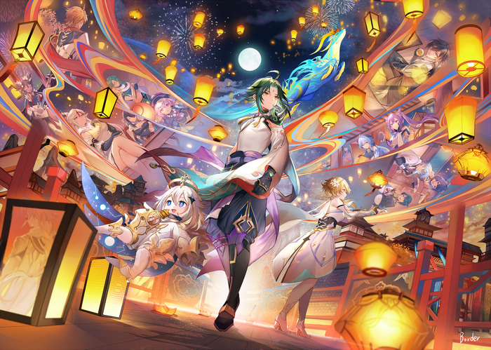 Genshin Impact Characters Lantern Festival