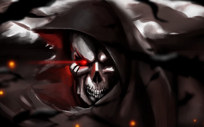Ainz Ooal Gown from Overlord artwork
