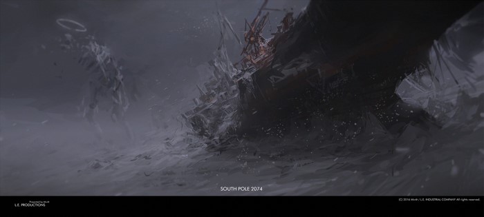 South Pole 2074 anime concept art
