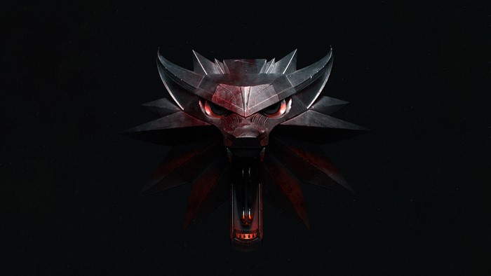 The Witcher Wolf Medallion Logo