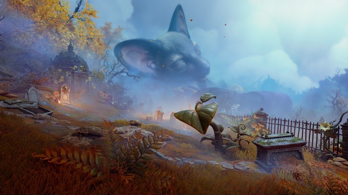 Trine 4: The Nightmare Prince Cemetery Landscape