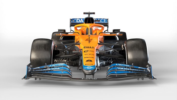 McLaren MCL35 Formula 1 Race Car