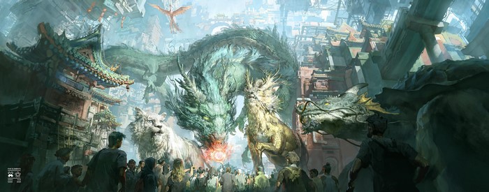 4K Chinese Dragon in GGAC Shanghai