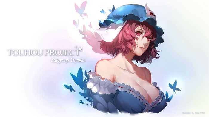 Saigyouji Yuyuko from Touhou Project