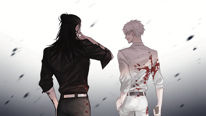 Satoru Gojo and Suguru Geto from Jujutsu Kaisen