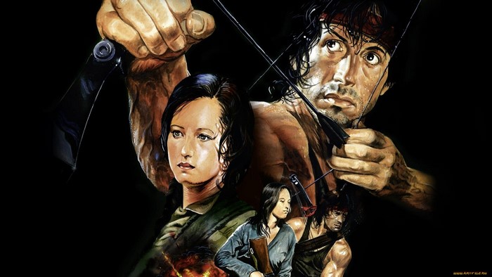 Rambo and Cozad from Rambo: First Blood Part II
