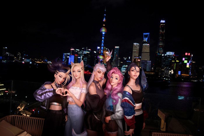 K/DA from League of Legends in Shanghai