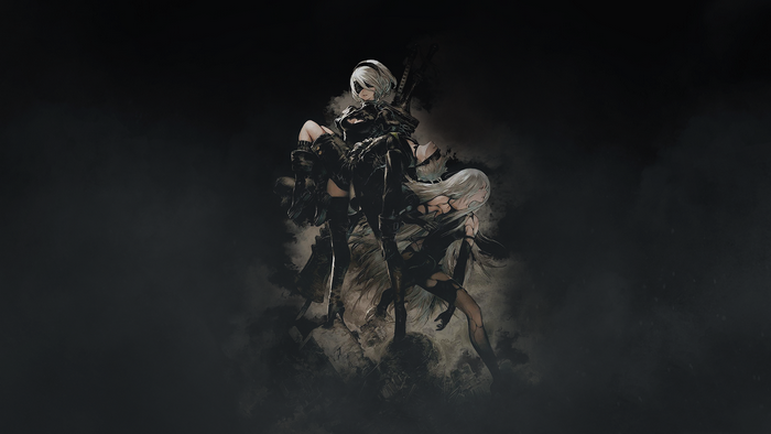 2B and A2 from NieR: Automata