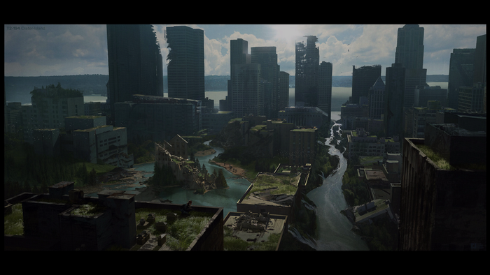 Apocalyptic Cityscape from The Last of Us