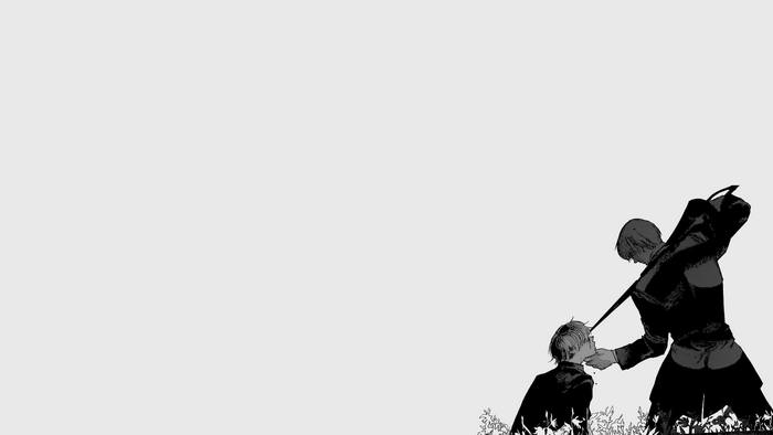 Arima Kishou and Haise Sasaki from Tokyo Ghoul