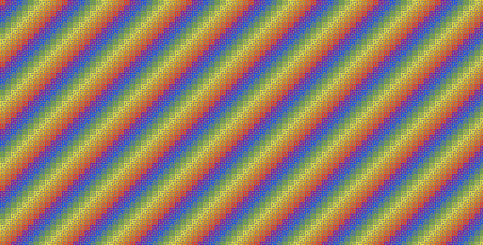 Colorful Diagonal Pattern Tile