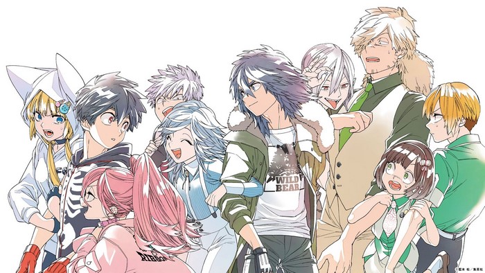 Kemono Jihen characters group illustration