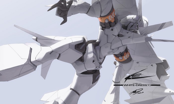 4K robot Y-MS-111 WHITE-DRESS[T] by Andrew.L