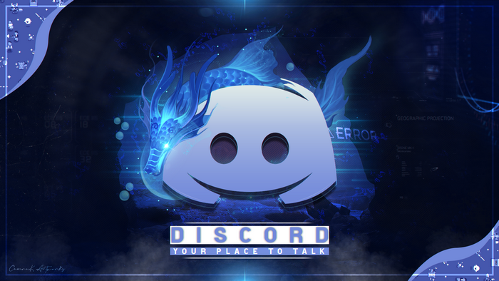 Discord Logo with Chinese Dragon Design