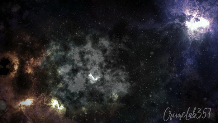 Digital art of a galaxy and nebula