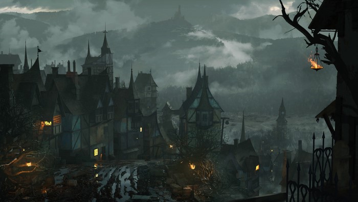 Fantasy Cityscape by Rostyslav Zagornov