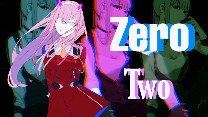 4K Zero Two from Darling in the FranXX Pop Art