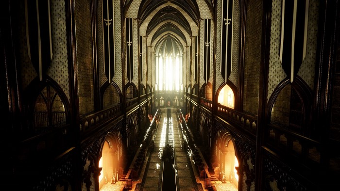 A Plague Tale Innocence church interior screenshot