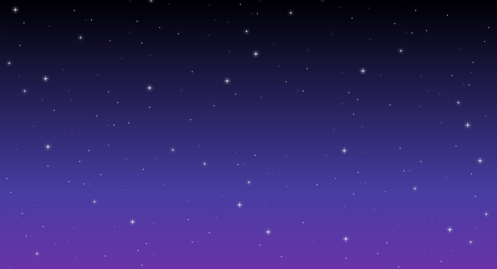 Stardew Valley starry night sky