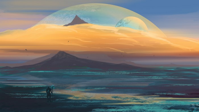 Digital space art by JoeyJazz