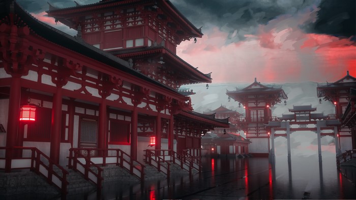 4K Artwork of Chinese Temples
