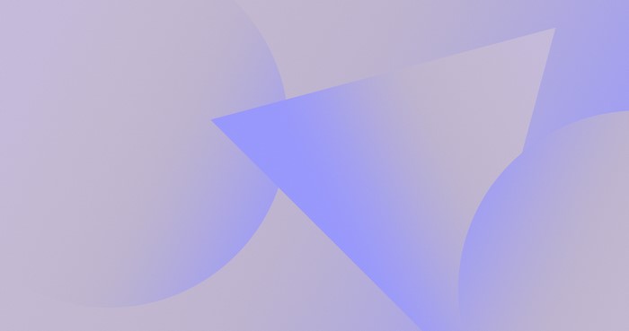 Abstract geometric shapes with gradient