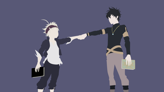 Asta and Yuno from Black Clover