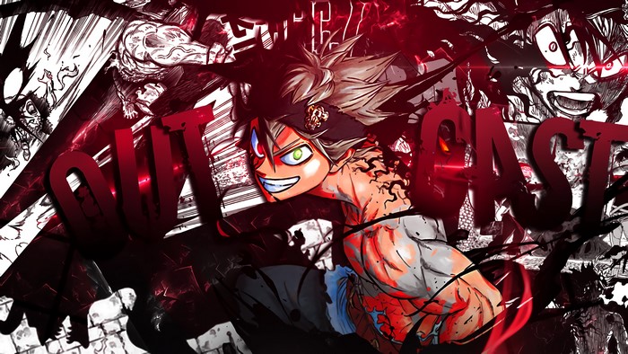 Asta from Black Clover Outcast Manga Art