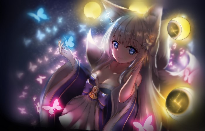 Shinano from Azur Lane with butterflies