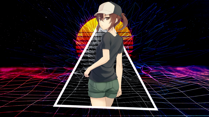 Misaka Mikoto from To Aru Kagaku no Railgun Retrowave