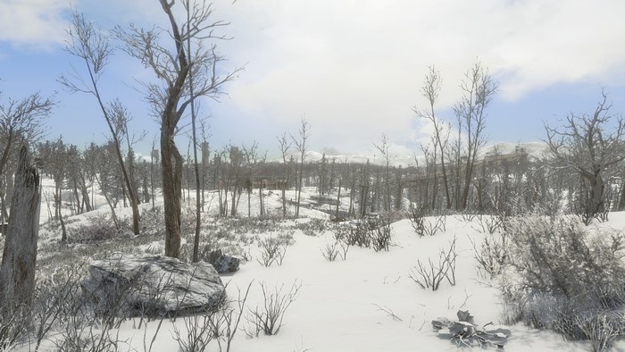 Fallout 4 winter screenshot