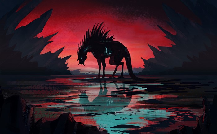 Skeleton Horse Artwork by Lindsey Wailes