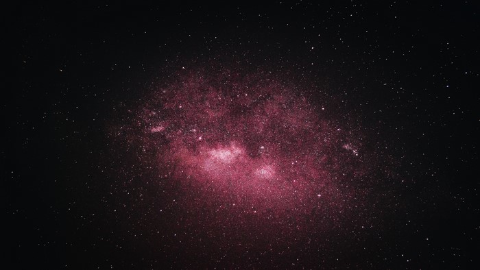 4K space nebula with stars