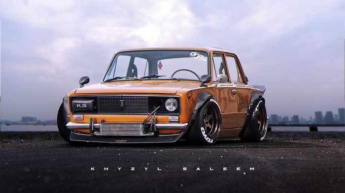 Modified LADA 2101 "Zhiguli" by Khyzyl Saleem