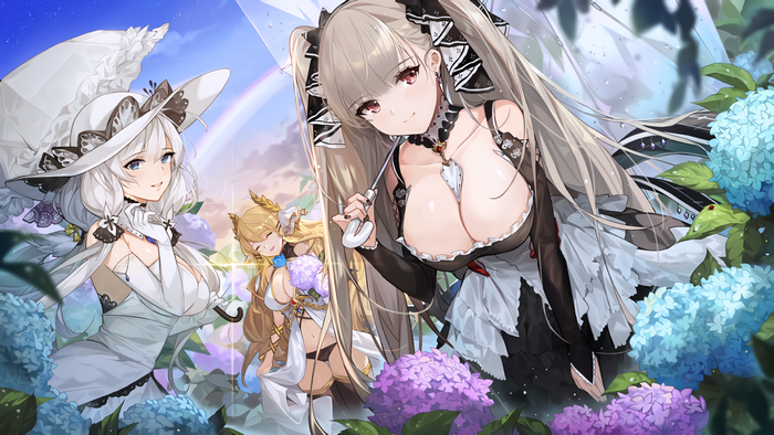 Formidable and Friends in Bloom Azur Lane