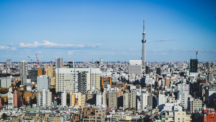 Tokyo cityscape with Tokyo Skytree