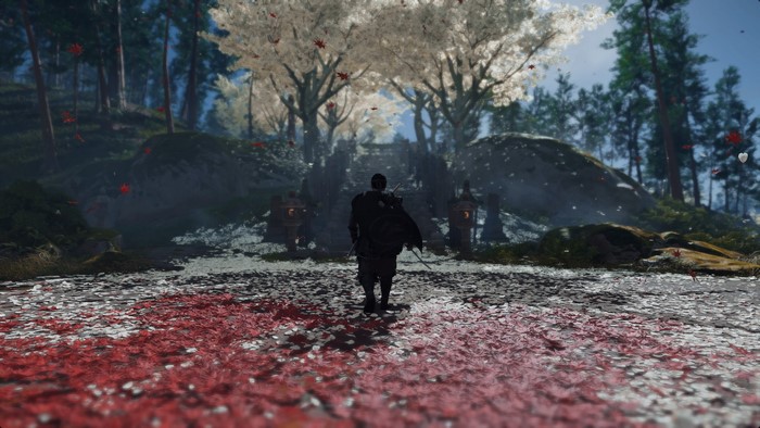 Samurai in Ghost of Tsushima