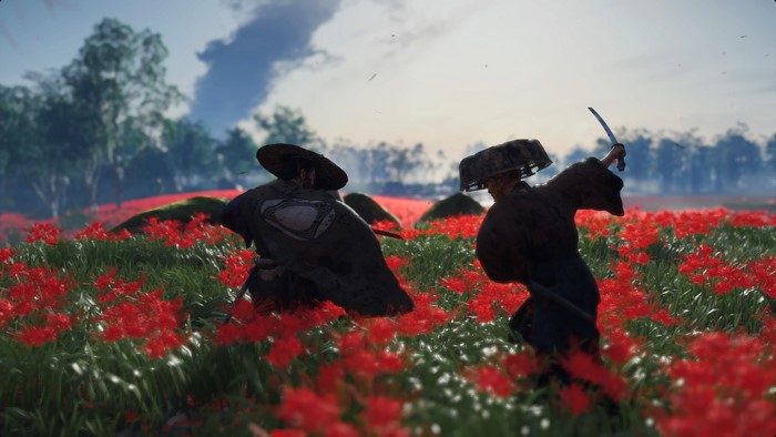 4K Ghost of Tsushima Samurai Duel