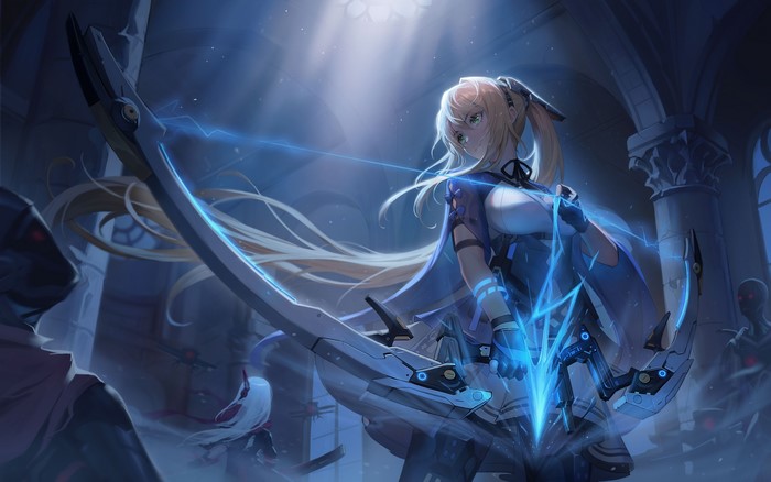 4K Punishing: Gray Raven Girl with Weapon