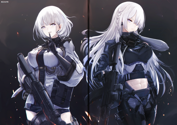 AK-15 and RPK-16 from Girls Frontline
