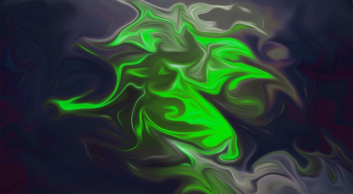 Abstract colorful liquid fluid artwork